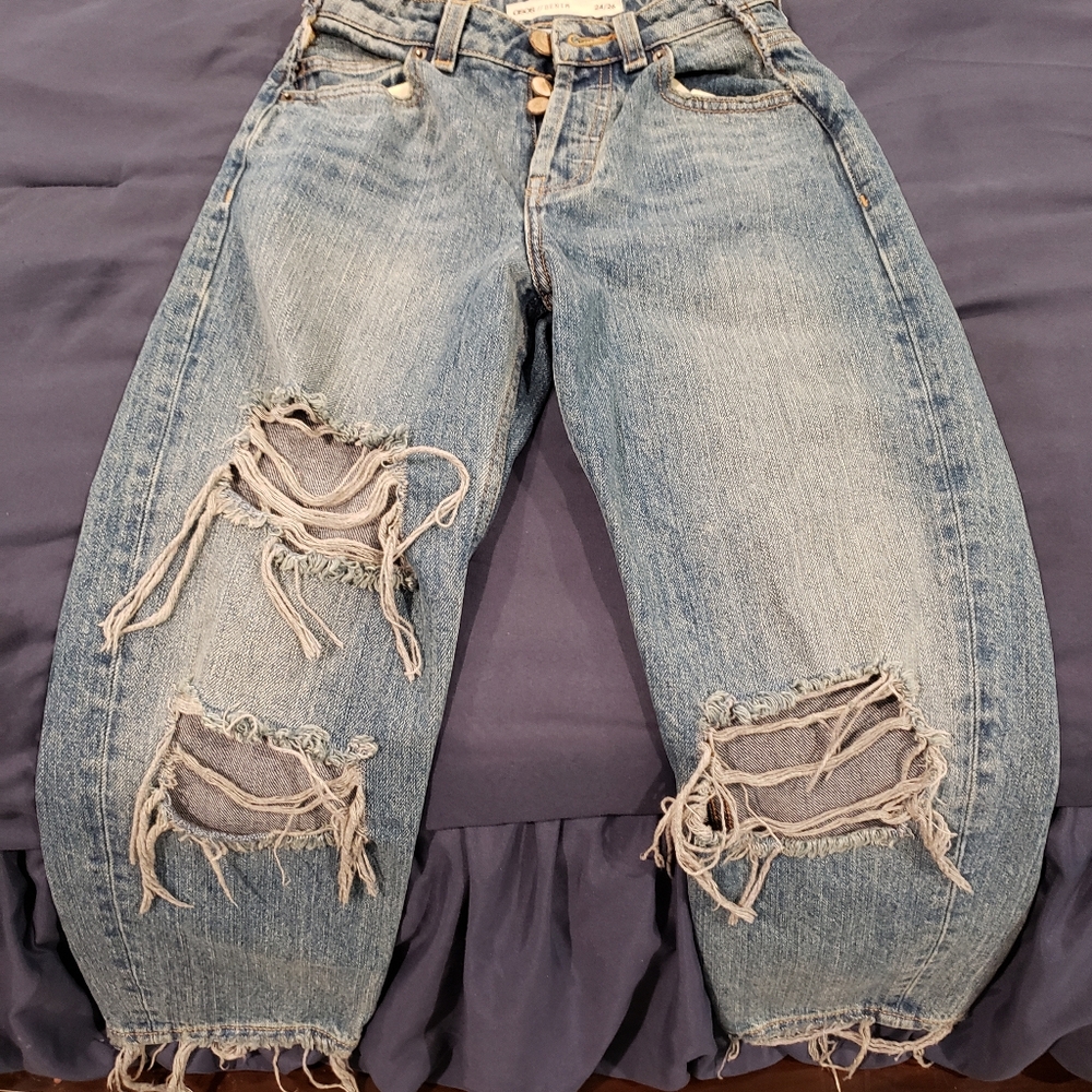 ASOS Ankle Distressed Jeans